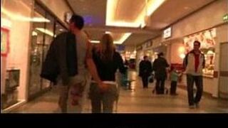 Amateur couple sex in super market porn video